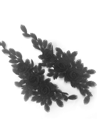 Chrisanne Clover Everly Flower Motif Pair